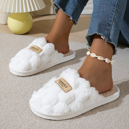 Soft And Cozy Plush Indoor Slippers for Women, Perfect for Autumn And Winter. Comfortable And Warm, Suitable for Various Occasions, Making a Great Gift for Family And Friends.