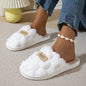 Soft And Cozy Plush Indoor Slippers for Women, Perfect for Autumn And Winter. Comfortable And Warm, Suitable for Various Occasions, Making a Great Gift for Family And Friends.