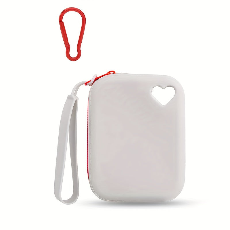 1pc Silicone Dog Treat Bag Pet Snack Bag Travel Portable Training Bag Pet Walking Bag