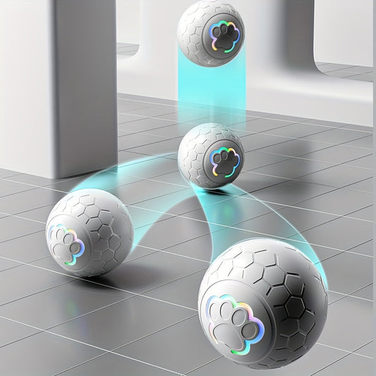 Pet Dog Toy Ball, Bouncy Ball, Smart Mode, Rechargeable Dog Toy Ball