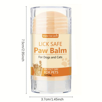 Pet Paw Care Cream with Shea Butter & Coconut Oil, Plant-Based Ingredients, Gentle Hydration for  Paws, 45g