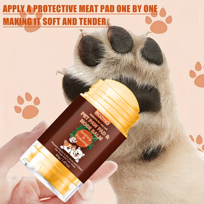 ROZINO Pet Nose and Paw Care Stick | Moisturizing, Deodorant, Clean, Smooth, Universally Suitable for Cats and Dogs, Contains Coconut Oil and Nuts, Relieves Dry, Cracked Paws, Protects from Heat