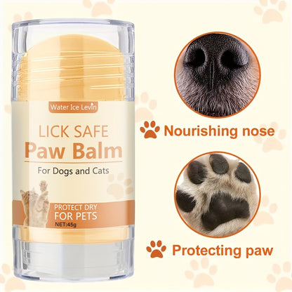 Pet Paw Care Cream with Shea Butter & Coconut Oil, Plant-Based Ingredients, Gentle Hydration for  Paws, 45g