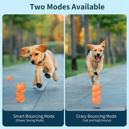 Pet Dog Toy Ball, Bouncy Ball, Smart Mode, Rechargeable Dog Toy Ball