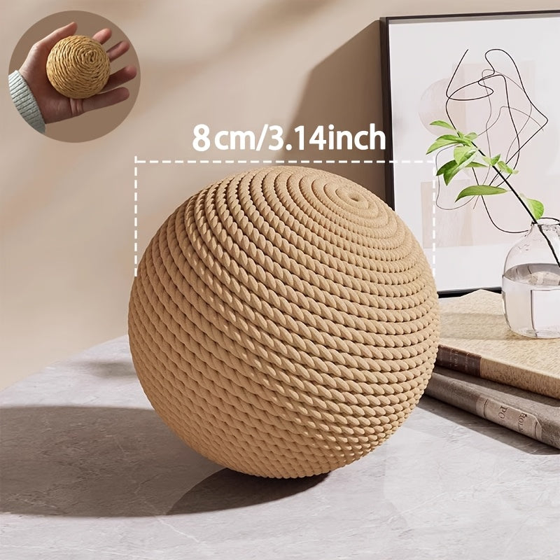 1 Large Oversized Cat Toy with Hanging Ball - Sturdy Cardboard Self-Play Teething Kitten Activity, Interactive Paw Exercise Ball Suitable for Cats, Play & Mental Stimulation