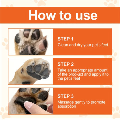 Pet Paw Balm - Soothes and Relieves Dry, Cracked & Damaged Paws - Moisturizer & Protection for Dog Feet & Foot Pads
