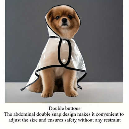 Transparent Raincoats for Large Pet Dogs, Golden Retrievers, Labradors, Multi-sided Shepherds, Large Dog Clothes, Pet Clothing, Pet Capes