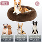 Calming Dog & Cat Bed, Donut Cuddler Warming Cozy Soft Round Bed, Fluffy Faux Fur Plush Cushion Bed For Small Medium And Large Dogs And Cats (16"/20"/24"/28"/31"/39") Christmas Gift
