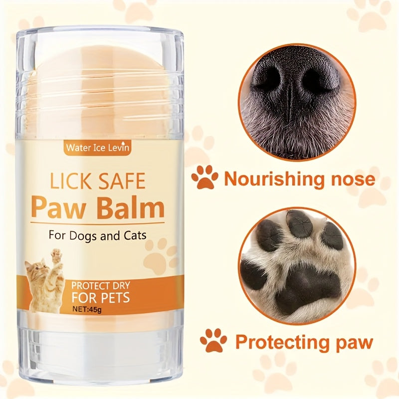 Pet Paw Care Cream with Shea Butter & Coconut Oil, Plant-Based Ingredients, Gentle Hydration for  Paws, 45g