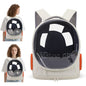 Pet Backpack for Cats, Featuring a Transparent Space Capsule Design, Safety Hook, And Breathable Material. Ideal for Small Dogs And for cats, Perfect for Travel, Hiking, Walking, And Camping. A Must-Have Accessory for Cat Own