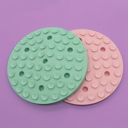 1pc Silicone Pet Slow Feeder Mat Dog Licking Mat With Suction Cups Anti-choking Dog Slow Feeder Placement