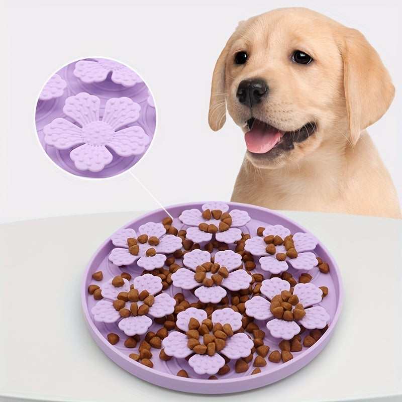 1pc Silicone Pet Slow Feeder Mat Dog Licking Mat With Suction Cups Anti-choking Dog Slow Feeder Placement
