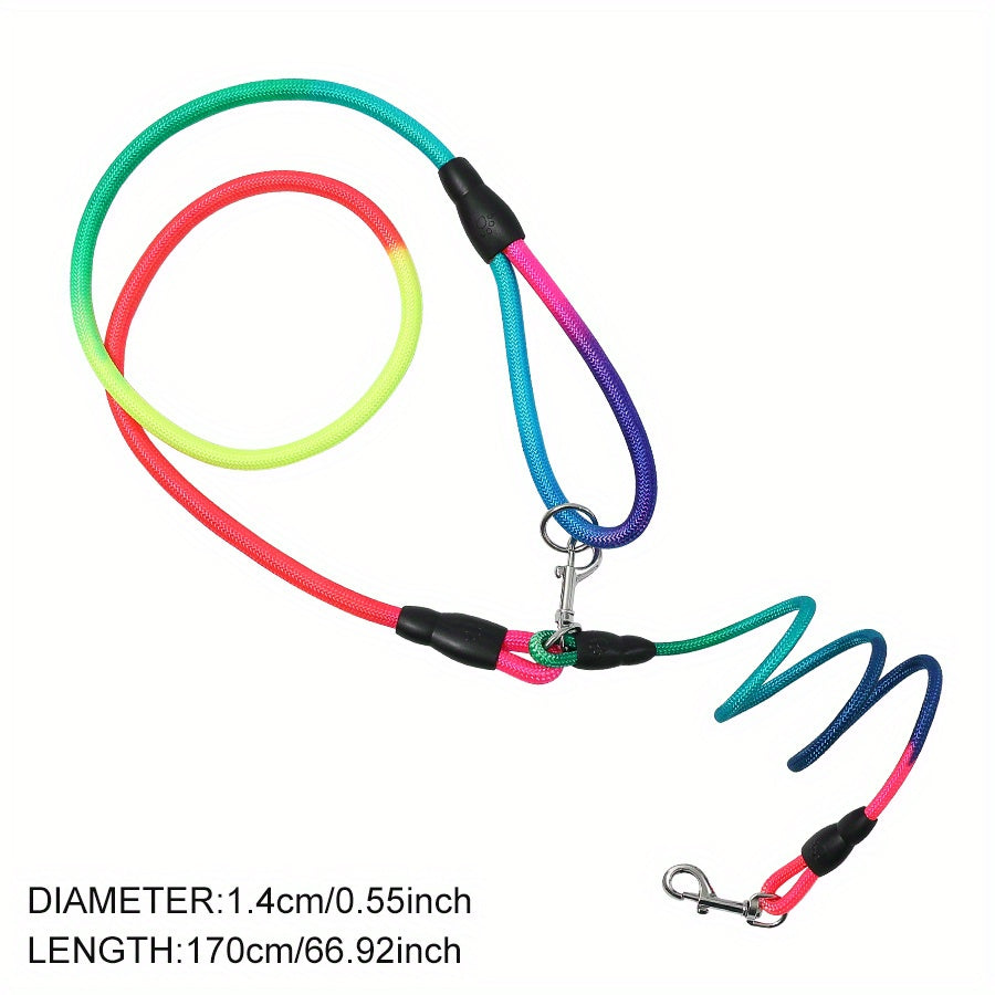 Reflective Dog Leash - Hands-Free Freedom for Hiking, Walking & Running - Fully Adjustable Crossbody Bungee Leash with Premium Shock Absorption - Comfort for Both You and Your Small or Large Pup