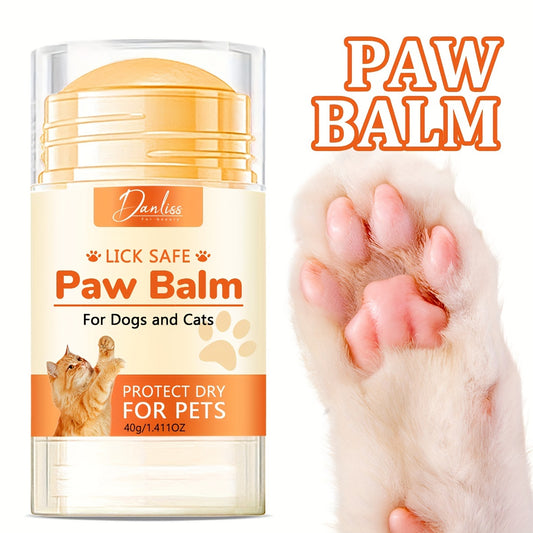 Pet Paw Balm - Soothes and Relieves Dry, Cracked & Damaged Paws - Moisturizer & Protection for Dog Feet & Foot Pads
