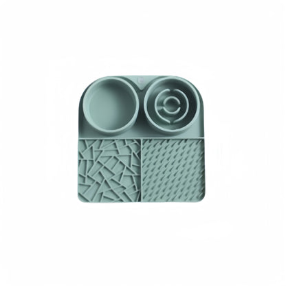 A Silicone Slow Feeder, a Multifunctional Slow Bowl for And Water, Portable Non-Slip Bowls for Cats And Dogs