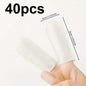 40/80pcs Pet Cleaning Finger Cots - Disposable Finger Cots for Dogs and Cats, Tartar Removal, Ear Cleaning, Essential for Fresh Breath