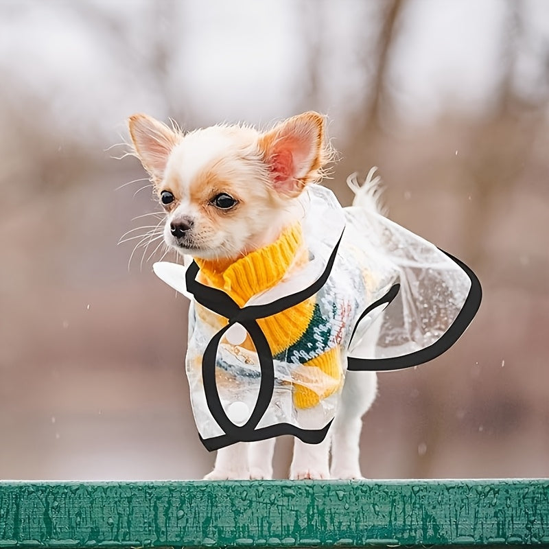 Transparent Raincoats for Large Pet Dogs, Golden Retrievers, Labradors, Multi-sided Shepherds, Large Dog Clothes, Pet Clothing, Pet Capes