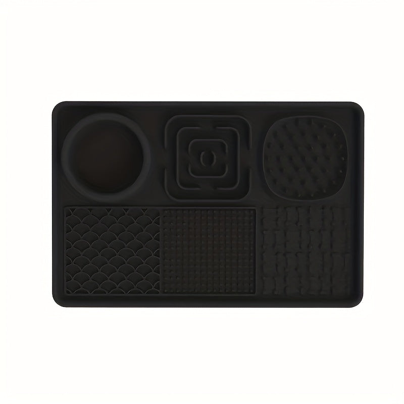 E52 Powerful Suction Cup | 6-In-1 Multifunctional Pet Slow Feeding Lick Mat - Alleviates Anxiety And Promotes Health