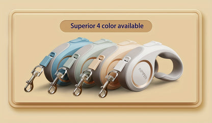 360° Tangle-Free Superior Appearance Retractable Dog Leash, One Key Lock/unlock Dog Chain, C-shaped Handle Ergonomic Design Dog Rope, 16ft pet dog leash