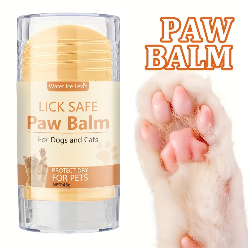 Pet Paw Care Cream with Shea Butter & Coconut Oil, Plant-Based Ingredients, Gentle Hydration for  Paws, 45g