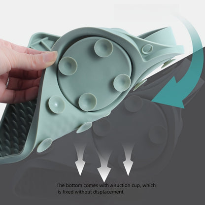 A Silicone Slow Feeder, a Multifunctional Slow Bowl for And Water, Portable Non-Slip Bowls for Cats And Dogs