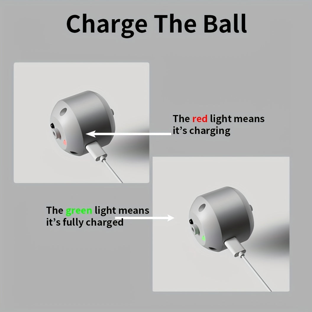 Pet Dog Toy Ball, Bouncy Ball, Smart Mode, Rechargeable Dog Toy Ball