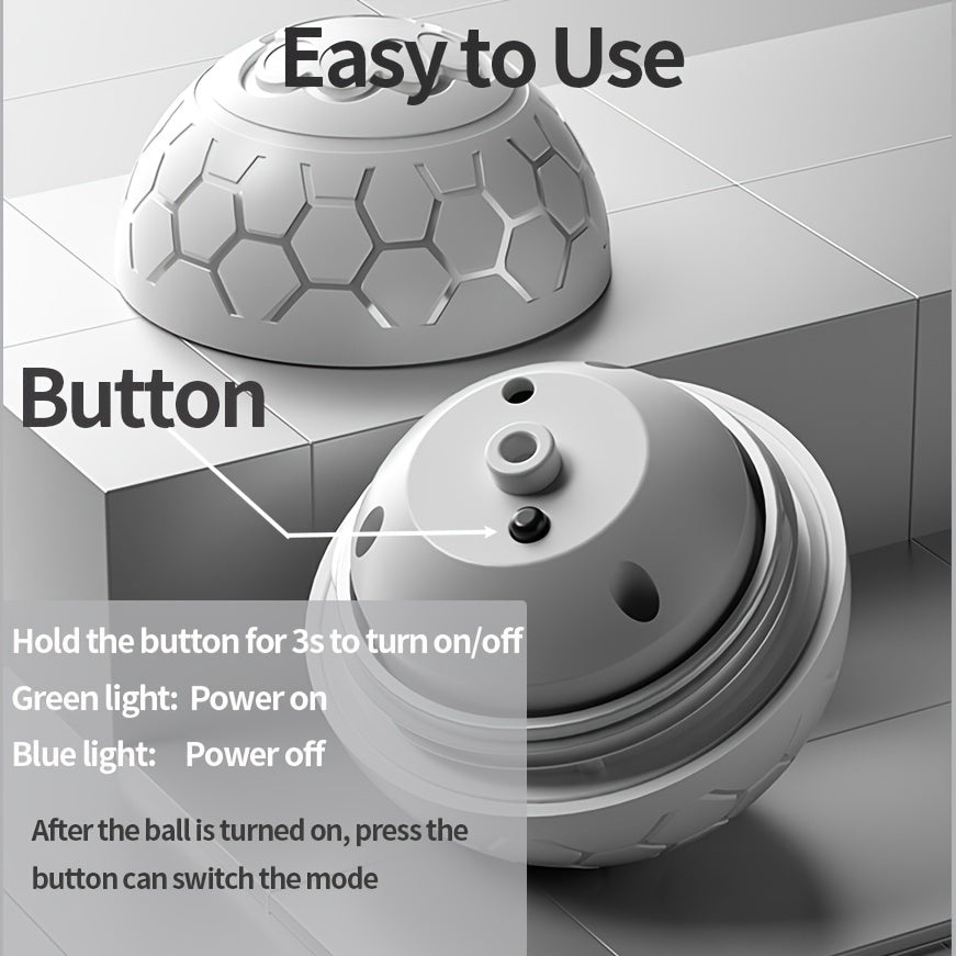 Pet Dog Toy Ball, Bouncy Ball, Smart Mode, Rechargeable Dog Toy Ball