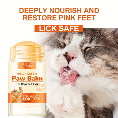 Pet Paw Balm - Soothes and Relieves Dry, Cracked & Damaged Paws - Moisturizer & Protection for Dog Feet & Foot Pads