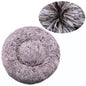 40-90cm 6 Sizes Round Pet Bed for Large Dog Bed Super Soft Cat Bed Plush Dog House for Medium Dog House Winter Warm Sleeping