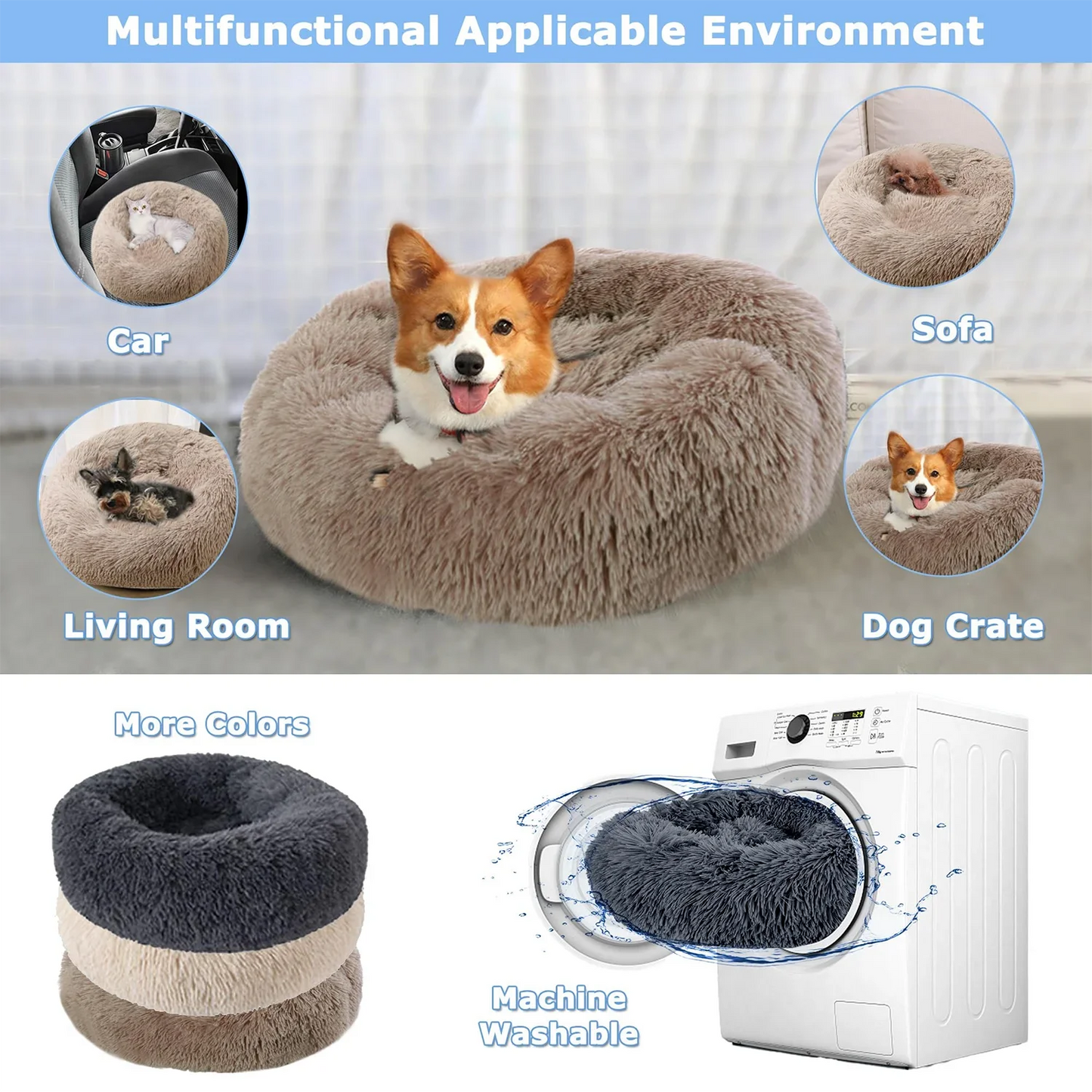 Super Soft Pet Cat Bed Plush