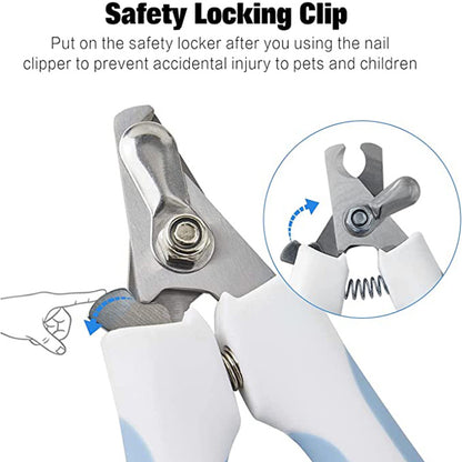 Effortless Pet Grooming: The Labor-Saving Pet Nail Clipper For Dogs & Cats - Stainless Steel Blades - Easy to Use & Safe - For All Dog & Cat Breeds - Perfect Gift for Pet Owners