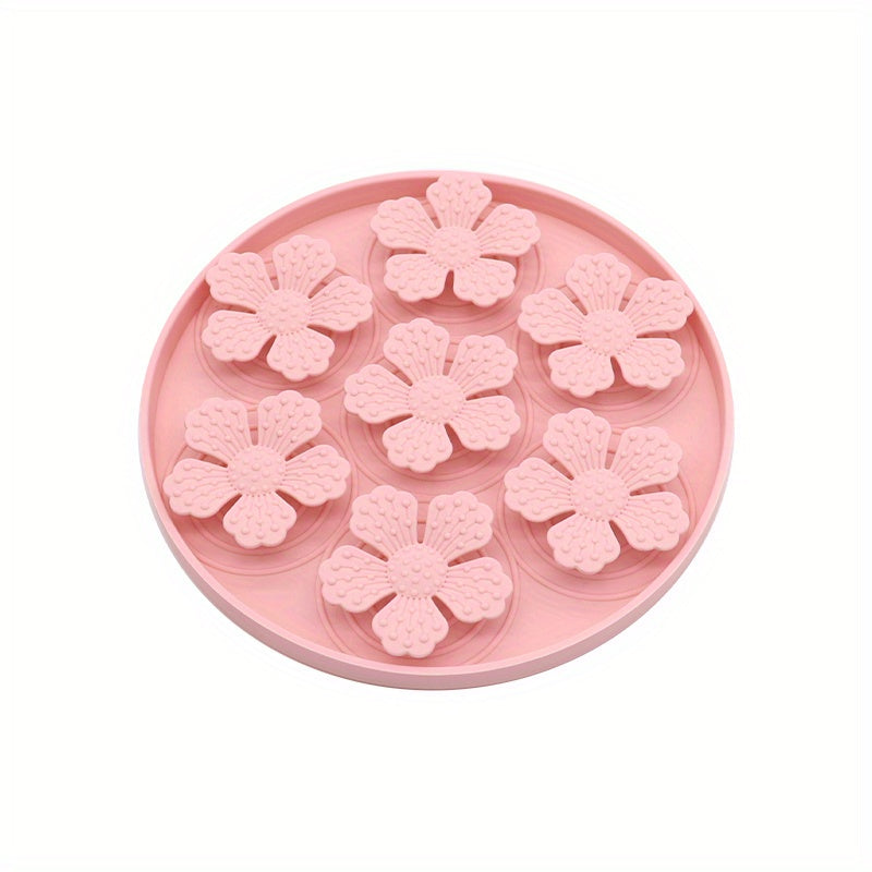 1pc Silicone Pet Slow Feeder Mat Dog Licking Mat With Suction Cups Anti-choking Dog Slow Feeder Placement