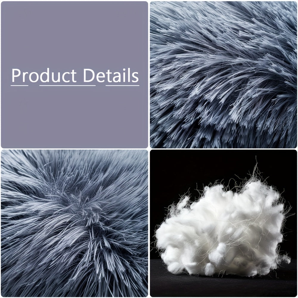 Calming Dog & Cat Bed, Donut Cuddler Warming Cozy Soft Round Bed, Fluffy Faux Fur Plush Cushion Bed For Small Medium And Large Dogs And Cats (16"/20"/24"/28"/31"/39") Christmas Gift