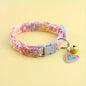 Adjustable Cat Collar with Pendant - 1pc Lace Pet Collar - Suitable for Small Cats and Dogs