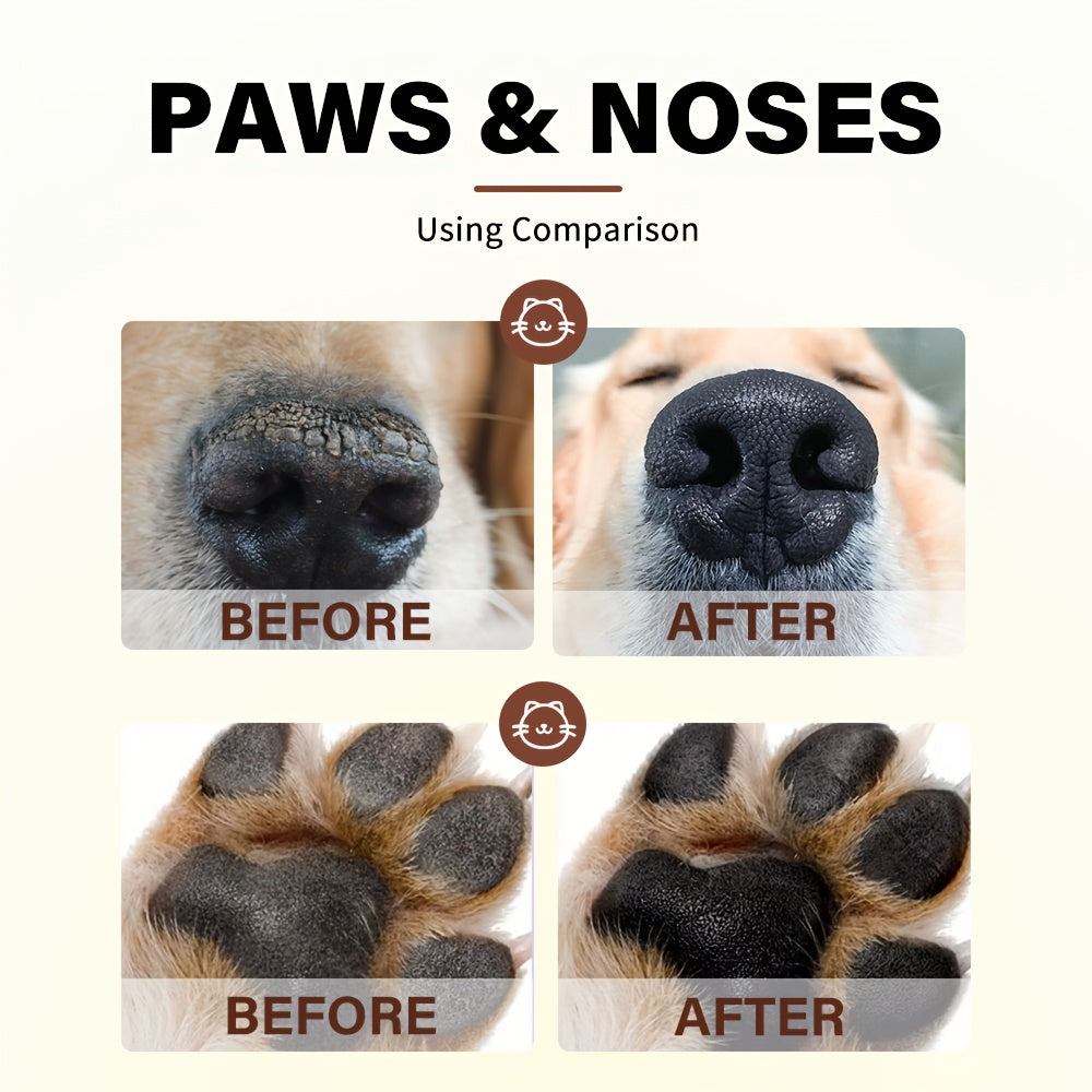 [Paw Care Essential] OIVOLII Nourishing Paw Cream for Dogs - Fast-Acting, Long-Lasting Protection, Prevents Cracked Paws & Nose, Safe for Sensitive Light Beige, Easy Application, Ideal for Running, Walking, Hot/Cold Weather -