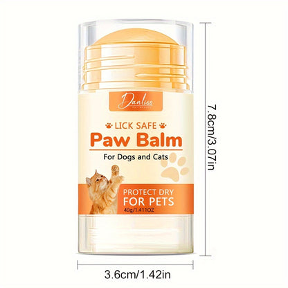 Pet Paw Balm - Soothes and Relieves Dry, Cracked & Damaged Paws - Moisturizer & Protection for Dog Feet & Foot Pads
