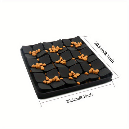 1pc Dog Snuffle Mat & Dog Slow Feeder, Sniff Mat for Dogs Slow Feeder Dog Bowls, Dog Sniff Mat Lick Mat for Smell Training Slow Eating