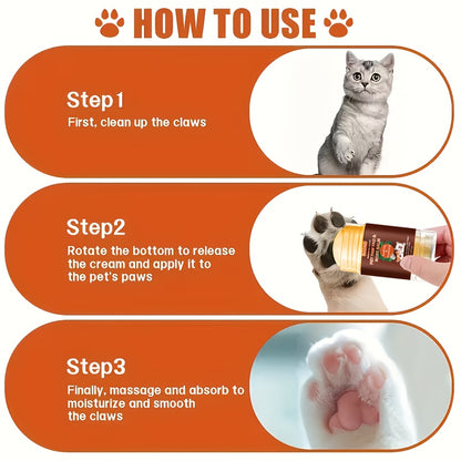 ROZINO Pet Nose and Paw Care Stick | Moisturizing, Deodorant, Clean, Smooth, Universally Suitable for Cats and Dogs, Contains Coconut Oil and Nuts, Relieves Dry, Cracked Paws, Protects from Heat