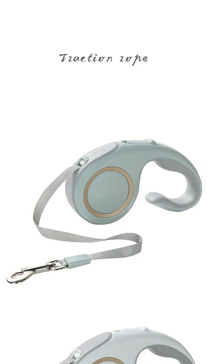 360° Tangle-Free Superior Appearance Retractable Dog Leash, One Key Lock/unlock Dog Chain, C-shaped Handle Ergonomic Design Dog Rope, 16ft pet dog leash