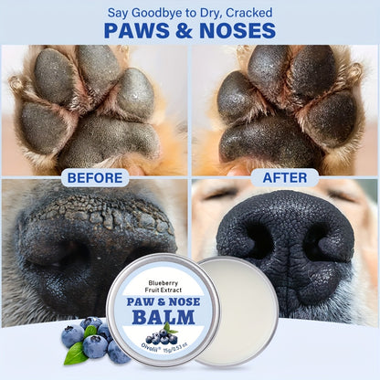 [Paw Care Essential] OIVOLII Nourishing Paw Cream for Dogs - Fast-Acting, Long-Lasting Protection, Prevents Cracked Paws & Nose, Safe for Sensitive Light Beige, Easy Application, Ideal for Running, Walking, Hot/Cold Weather -